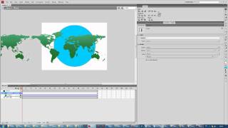 สอนFlash ทำโลกหมุน
