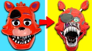 Repainting Cheap Chica \u0026 Foxy FNAF Masks