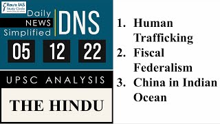 THE HINDU Analysis, 05 December, 2022 (Daily Current Affairs for UPSC IAS) – DNS
