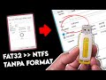 Cara Mengubah Flashdisk Dari FAT32 Ke NTFS Tanpa Format - Zulkifli Channel