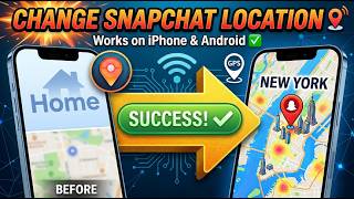 How to Change Location on Snapchat Without Going Anywhere 📍 (Works on iOS 26 & Android 16)