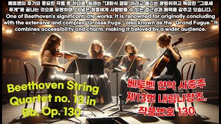 Beethoven String Quartet no  13 in Bb, Op  130