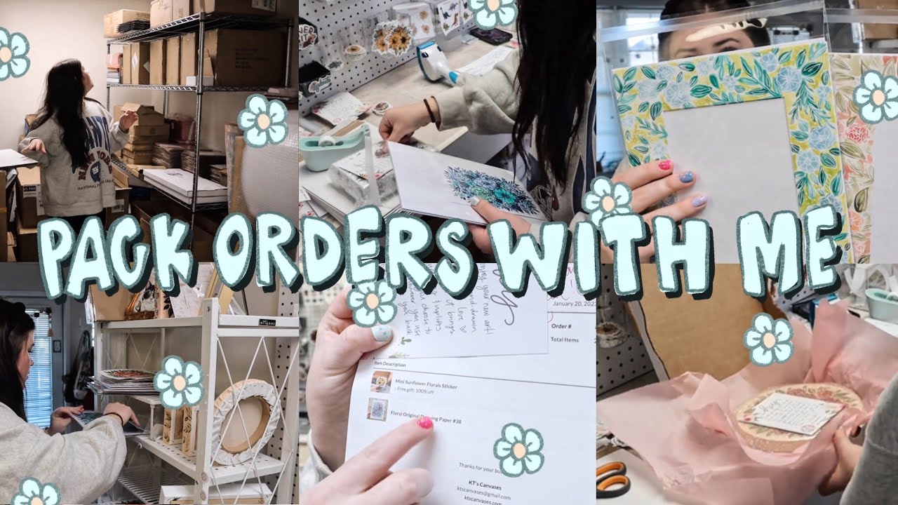 Pack Orders With Me Youtube