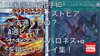 ダイヤ帯でシャドウディストピアって勝てるの？はい、勝てます！セキショウ+バロネス+プロトコル＋暗転の盤面を返すシャドウディストピアの捲り力見せます！【リリスコントロール】マスターデュエル