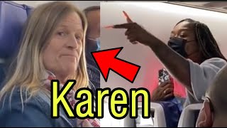 Woman causes her entire plane to evacuate!! 🤬 || Karen Reactions
