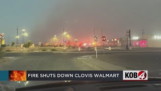 Clovis residents reel after fire destroys Walmart
