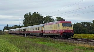 DBM 101 001 mit dem TEE Sonderzug und weiterer Bahnverkehr