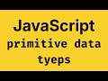 JavaScript Primitive Data Types Explained - JavaScript Course 2026
