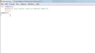 Python Programming Tutorial 35 User Defined Functions zE5OgFqPlpk