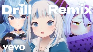 【Hololive Remix】星街すいせい x Gawr Gura × ラプラス・ダークネス (Drill Remix)【ホロライブ/Gawr Gura/星街すいせい/ラプラス・ダークネス】