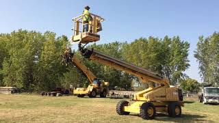 Grove MZ66B 4 WD Man Lift 60’ Boom Reach 2 Man Basket 4 Cylinder Diesel Engine 2396 Hrs