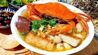 Bánh Canh Cua Biển /Cách Nấu Bánh Canh Cua Biển Thơm Ngon /Hoang Oanh Tv Món Ngon Gia Đình