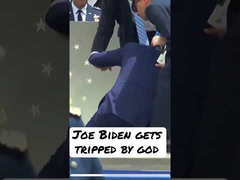 Joe Biden Stumbles And Falls - YouTube