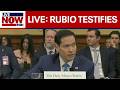 LIVE: Rubio testifies before Senate on budget amid Iran war