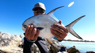 Jetty Sheepshead Fishing!! with Surprise Permit Catch