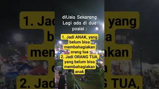 di 2 POSISI yang sama dan sama sama belum membahagiakan