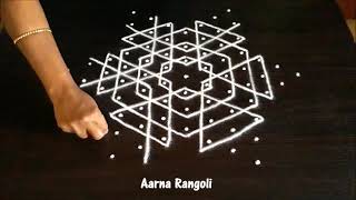 #aarnarangoli Lotus special kolam muggulu lotus muggulu kotus rangoli kolam E29122