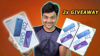 OPPO A12 Unboxing \u0026 2x GIVEAWAY - பளபளக்கும் புது மொபைல் உங்களுக்கு