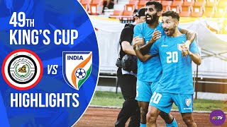 King's Cup 2023 Semi-Final | Iraq Vs India Highlights | Zidane Iqbal Red Card