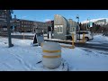 old port of montreal winter afternoon walk montreal canada 4k