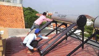 Installation FEC Solar Water Heater