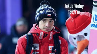 Jakub Wolny 139,5 m (29.11.2019). Kwalifikacje Ruka Kuusamo 2019