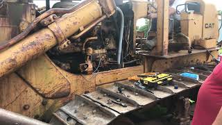 1963 Cat D7E 48A pony motor start