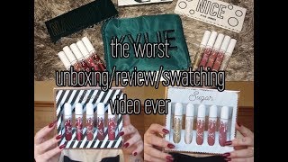 KYLIE COSMETICS HOLIDAY BOX 2017 UNBOXING, REVIEW, & SWATCHES | imactuallygia