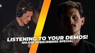 Listening to demos w/ musicbyLUKAS | 100k Special