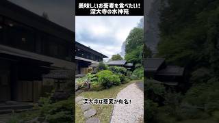 中庭に滝がある日本庭園。深大寺そばの名店「水神苑」で日本料理。