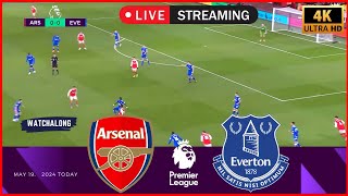 ⚽ Big Match Arsenal vs Everton Live Streaming | English Premier League 2024 | Epl Live Simulation