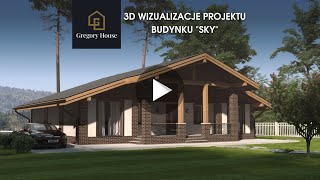 3D wizualizacja projektu domu \