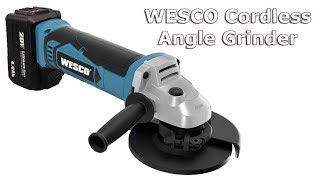 WESCO Cordless Angle Grinder Review