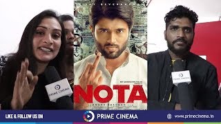 Nota FDFS Public Review - Vijay Deverakonda,‎Yashika Aannand, ‎Sanchana Natarajan - Prime Cinema