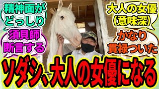 須貝調教師「ソダシはアイドルから（大人の）女優さんになった」に対するみんなの反応【ウマ娘プリティーダービー 競馬の反応集】