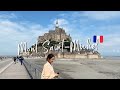 프랑스 여행 브이로그#11🇫🇷브르타뉴Bretagne 로드트립, 코시국 몽생미셸 Mont Saint-Michel🏰 바다 위 수도원🌊& 렌Rennes 여행 | 유럽 여행 브이로그