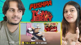 When Pushpa Movie Scenes performed by Tom & Jerry ~ Edits MukeshG