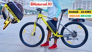 India's Cheapest Electric Cycle ? | EMotorad X1 Review