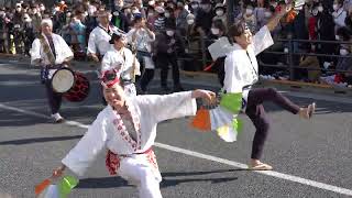 仙台すずめ踊り🐦公園前道路パレード【2022なかの東北応援まつり😇The Tohoku Cheer Festival in 2022】2022年10月30日🥁30 October, 2022(Sun)