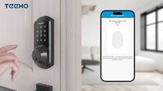 TEEHO Smart Lock Program Video    Add Fingerprint