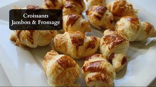 Mini Croissants Jambon/Fromage pour l'apéro !