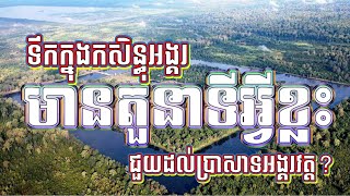 ទឹកក្នុងកសិន្ធុអង្គរមានតួនាទីអ្វីខ្លះជួយដល់ប្រាសាទអង្គរវត្ត?