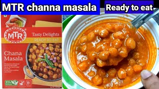 MTR channa masala-Heat \u0026 Eat /MTR channa masala recipe tamil