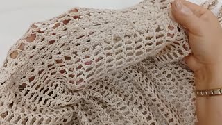 How to Make a Beautiful Beach Dress with Crochet - Easy Step by Step Tutorial