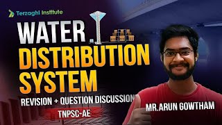 WATER DISTRIBUTION SYSTEM | TNPSC AE 2023 | Government Job | Civil Engineering