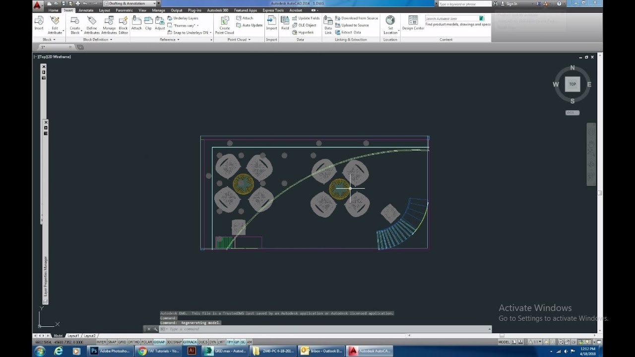 Autocad экспорт. Почему орнамент из автокада не импортируется в 3д Макс.