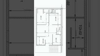 East facing house plan (37'×25)