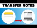 Iphone Notes Transfer to PC Tutorial: How to Transfer Notes to PC