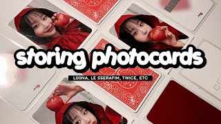 storing photocards ★ artms, yves, le sserafim + more!