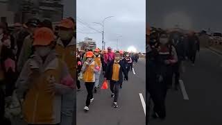 咦！為何粉紅超跑前....沒有橘海人潮？？-2023年白沙屯媽祖往北港進香（2）